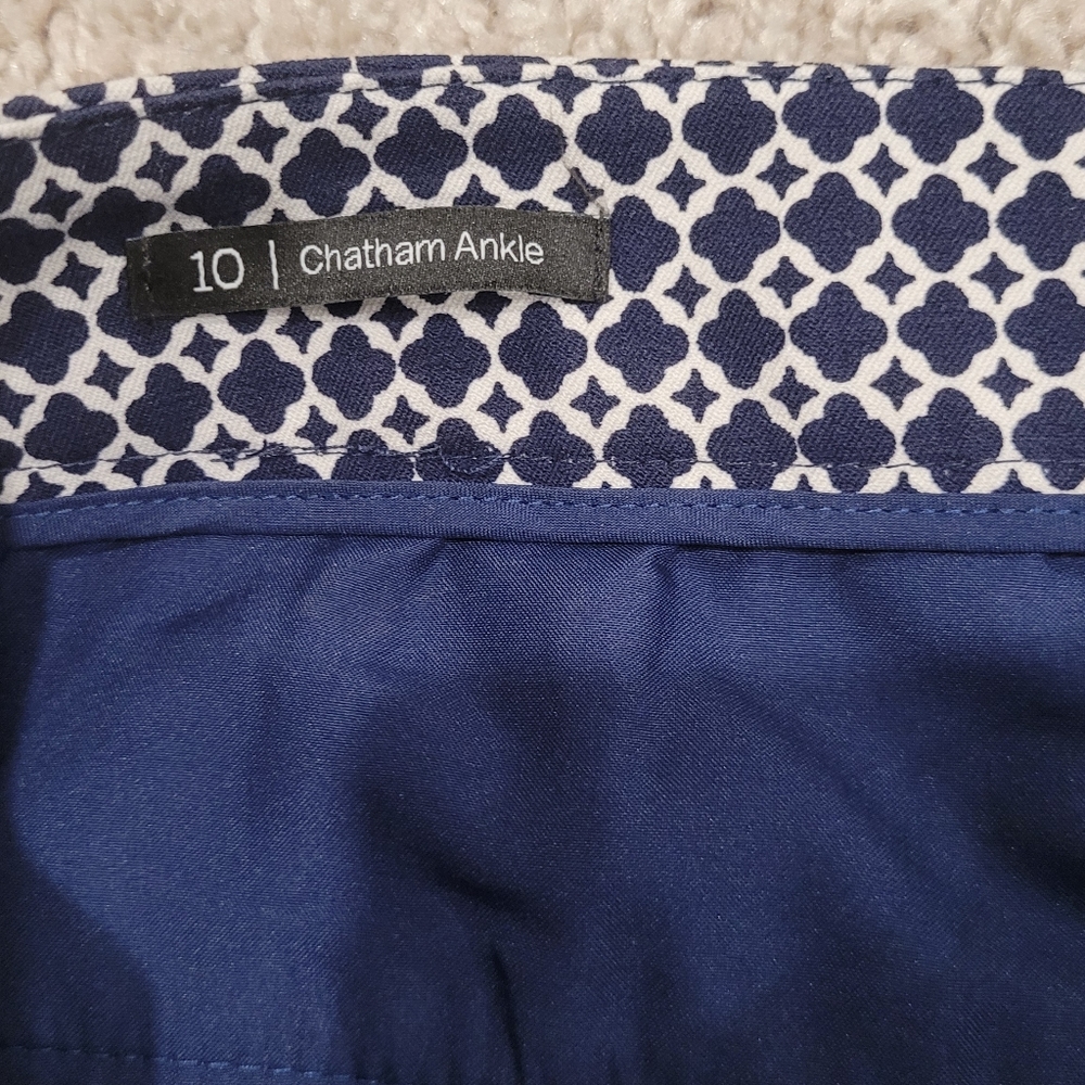 Talbots Chatham Ankle Length Pattern Pants - Picture 2 of 14